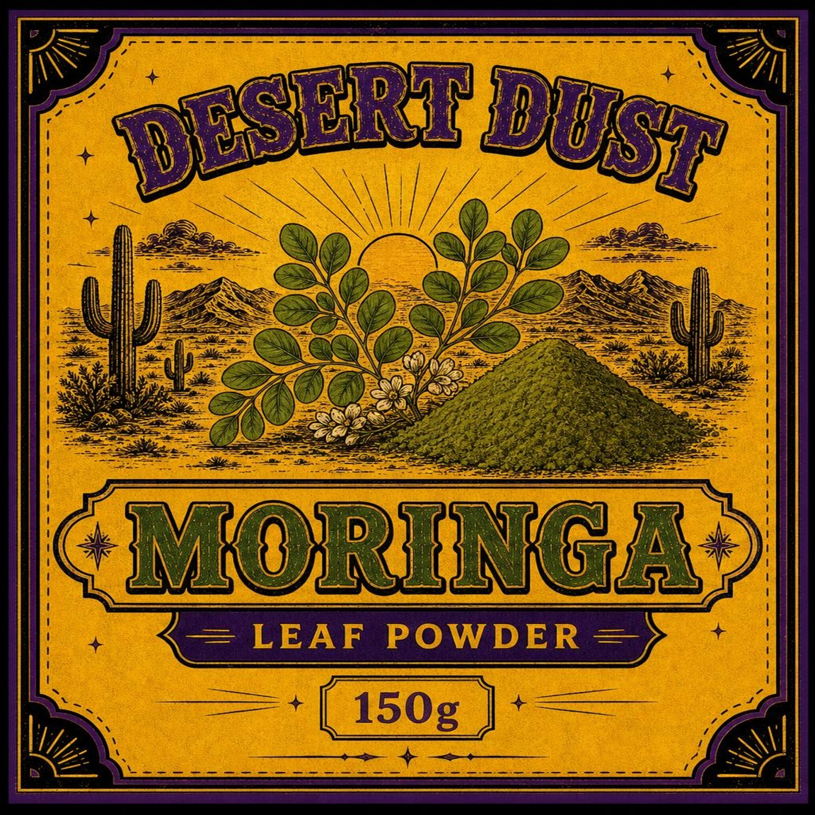 Desert Dust Moringa product pouch